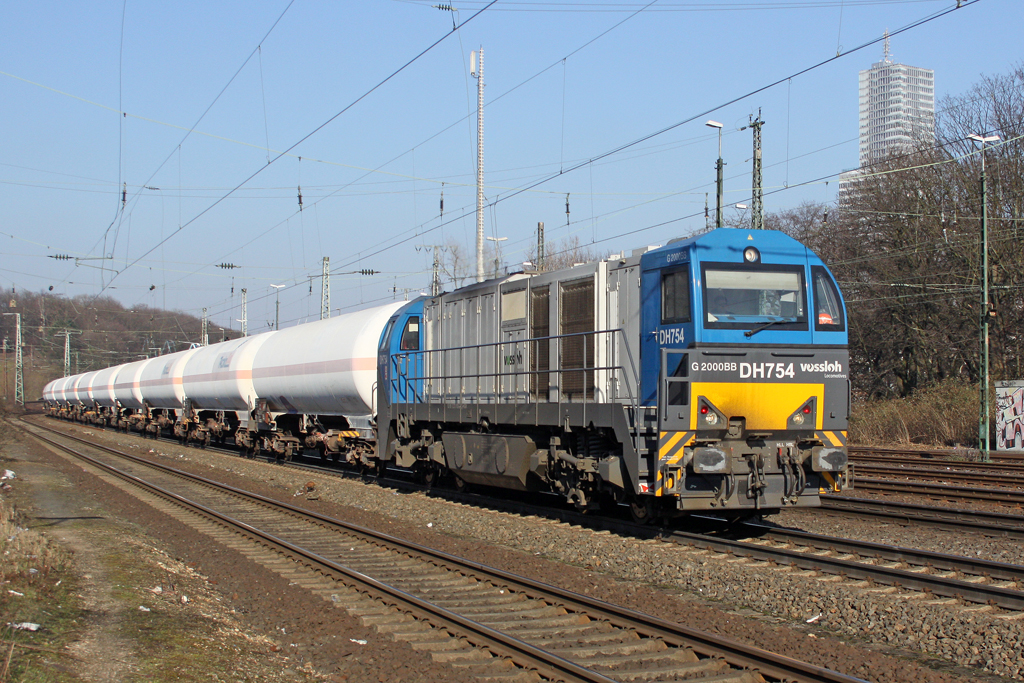 Die DH 754 der HGK in K�ln West am 22,02,11