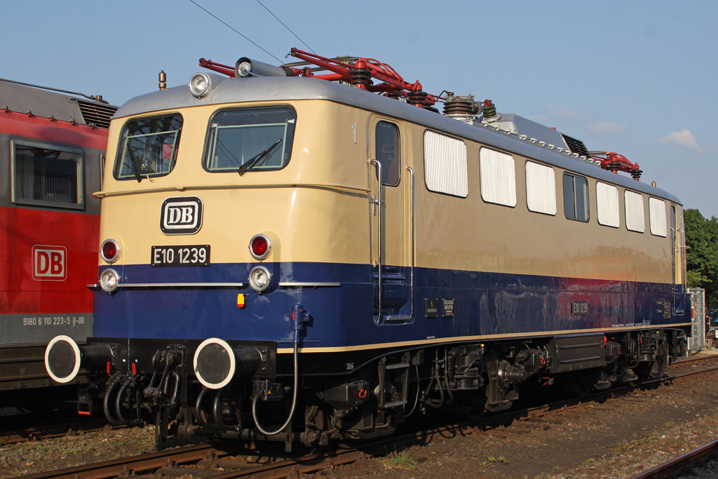 Die E10 1239 im DB Museum Koblenz L�tzel am 21,05,11