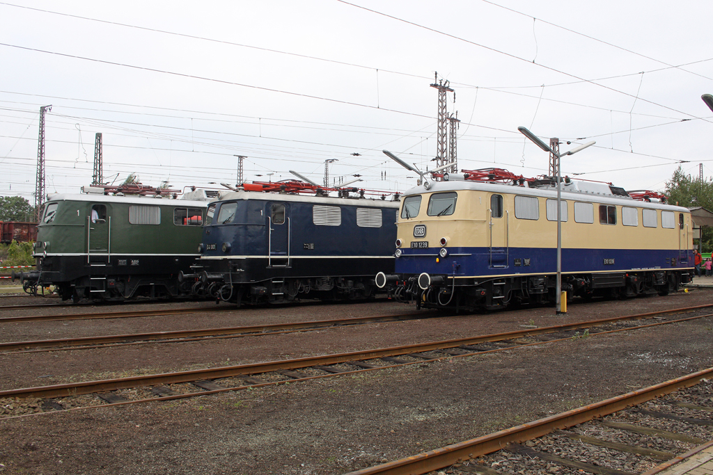 Die E50 091 , E41 001 und E10 1239 beim BW Fest Osnabr�ck am 19,09,10