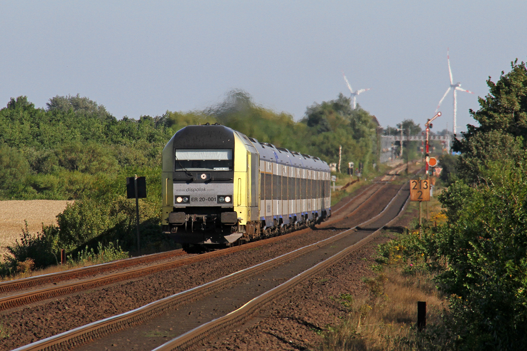 Die ER20-001 in Klanxb�ll am 15,08,12