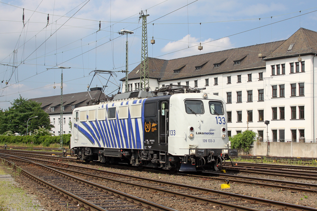 Die Lokomotion 139 133-3 bei der Lokparade vom DB Museum Koblenz L�tzel am 02,06,12