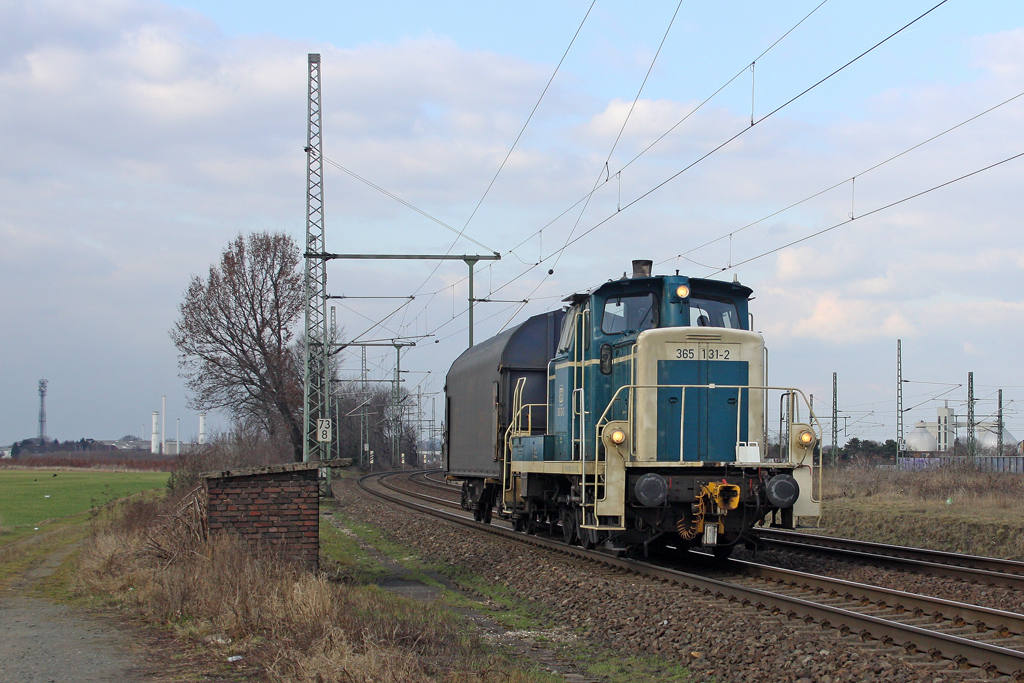 Die RSE 365 131-2 in Porz-Wahn am 06,03,12