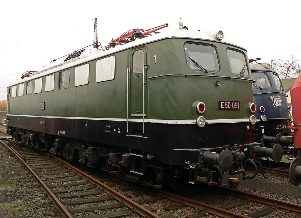 E50 091 im DB Museum Koblenz im Nov.09