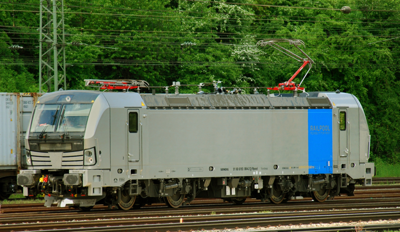 Eine der neuen 193er. 193 804-2, aufgenommen am 18.05.13, beim Umsetzen in Treuchtlingen.