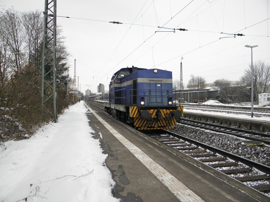 Eine V100 von der InfraLeuna in Beuel am 14.12.10