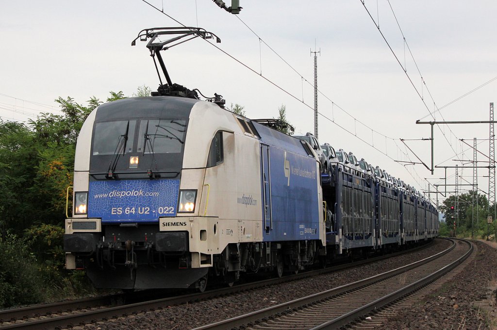 ES 64 U2-022 der WLB in Porz Wahn am 17.06.2011