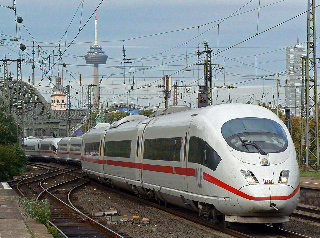 ICE 3 Impression aus K�ln/Messe Deutz am 06.10.2010