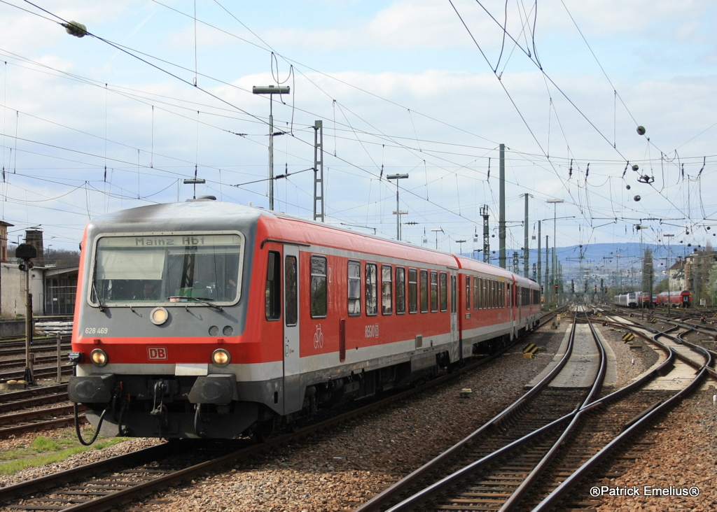 In meiner 628er Hochburg Mainz kam 628 489 sogar in Doppeltraktion.