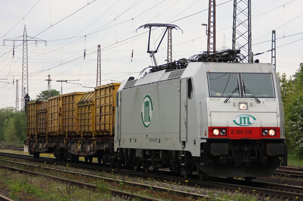 ITL E 186 138 am 14.5.10 in Ratingen-Lintorf