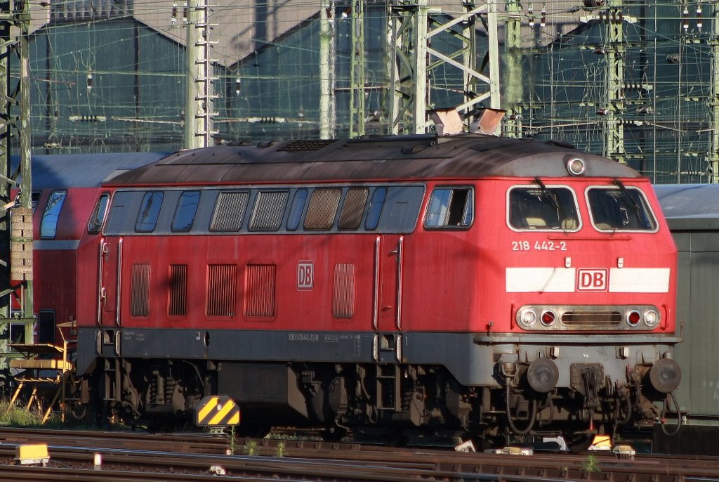 Na war wohl nichts mit dem Abstellen der 218 442-2 am 04.06.2010 im Frankfurter Hbf denn sie �bernahm eine Dosto-Garnitur von...