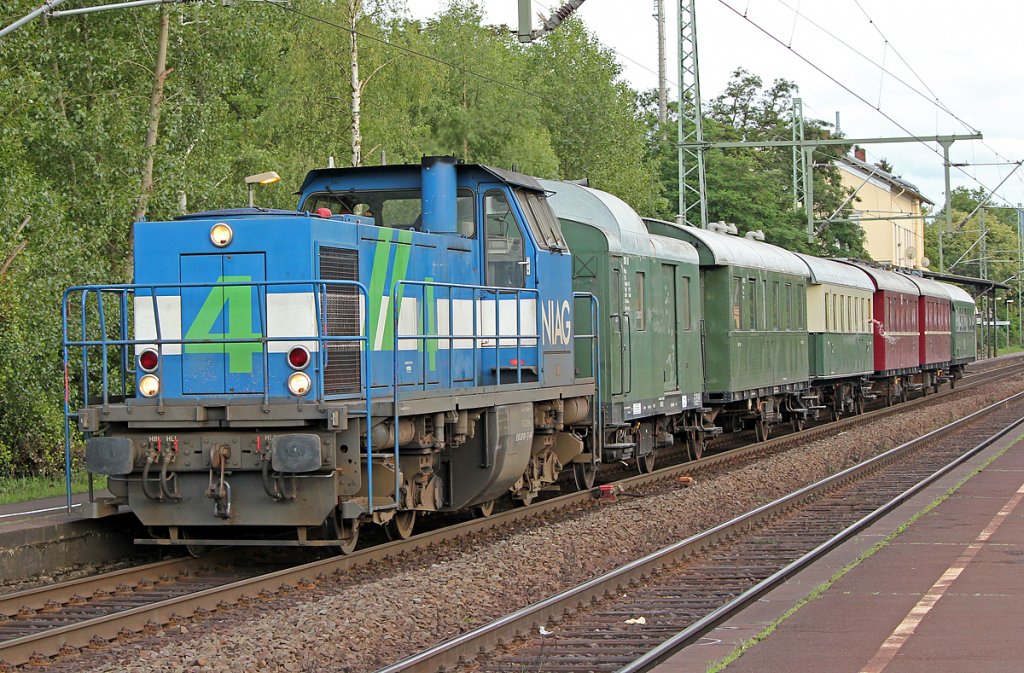 NIAG 14 mit einem Sonderzug in Bonn Oberkassel am 18.06.2011
