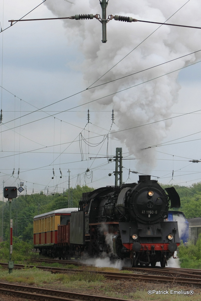 Nochmal die 41 1150-6 aus N�rdlingen am 13.05.2010 in Darmstadt Kranichstein.