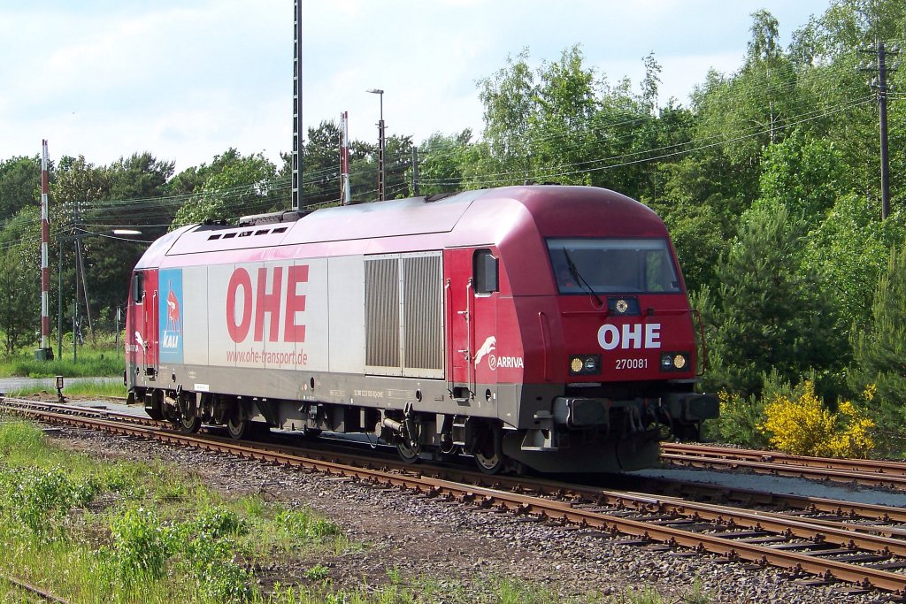 OHE 270081 beim umsetzen Munster (11.06.10)