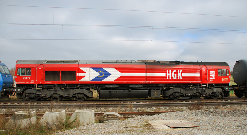 Portrait DE 672, HGK, aufgenommen am 13.11.12, in Jettingen.