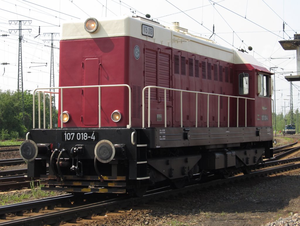 V75 018 am 21.5.2011 bei der Lokparade im DB Museum Koblenz.