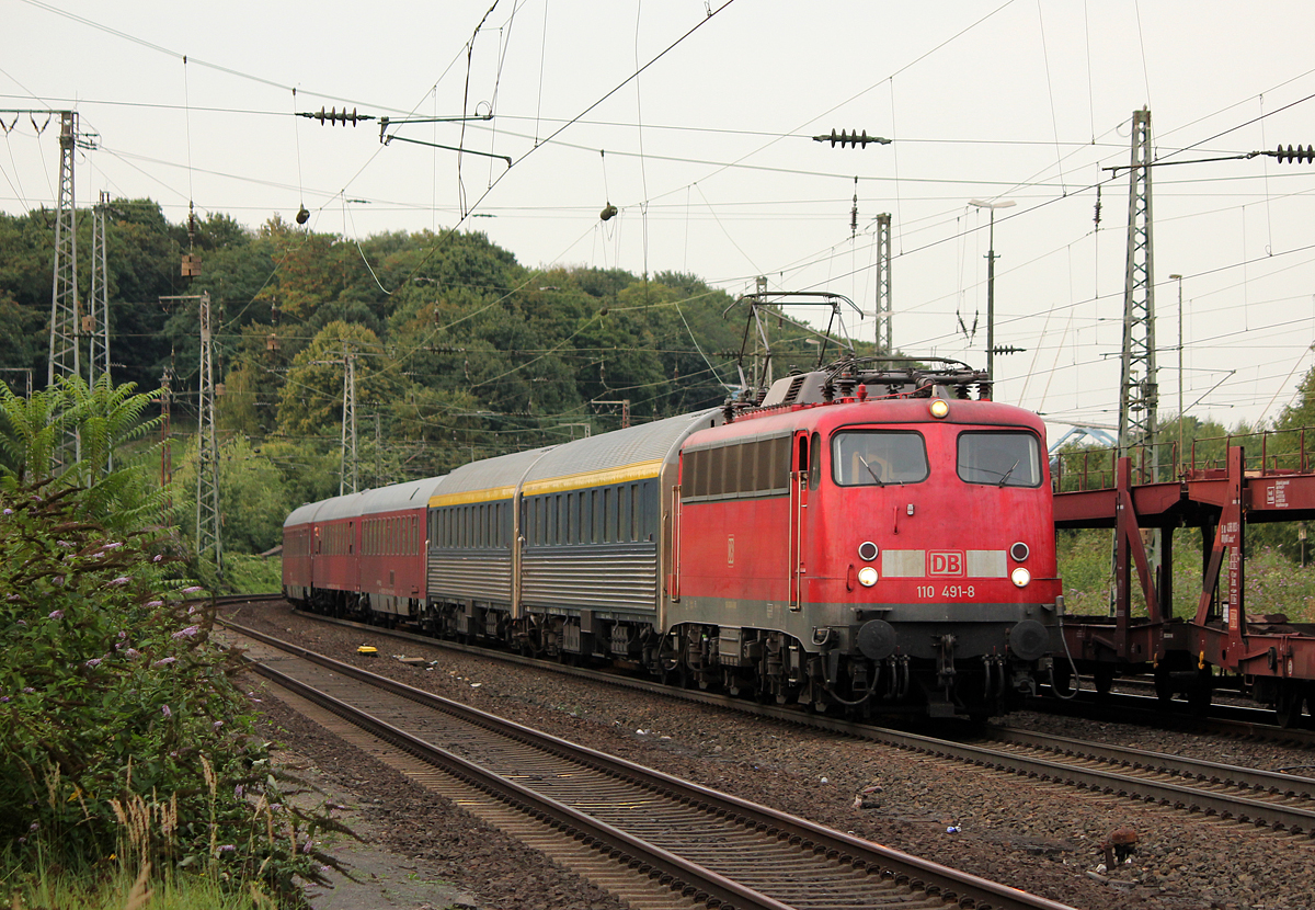 110 491-8 am NF13409 nach Livorno(I) in K�ln West am 30.08.2013