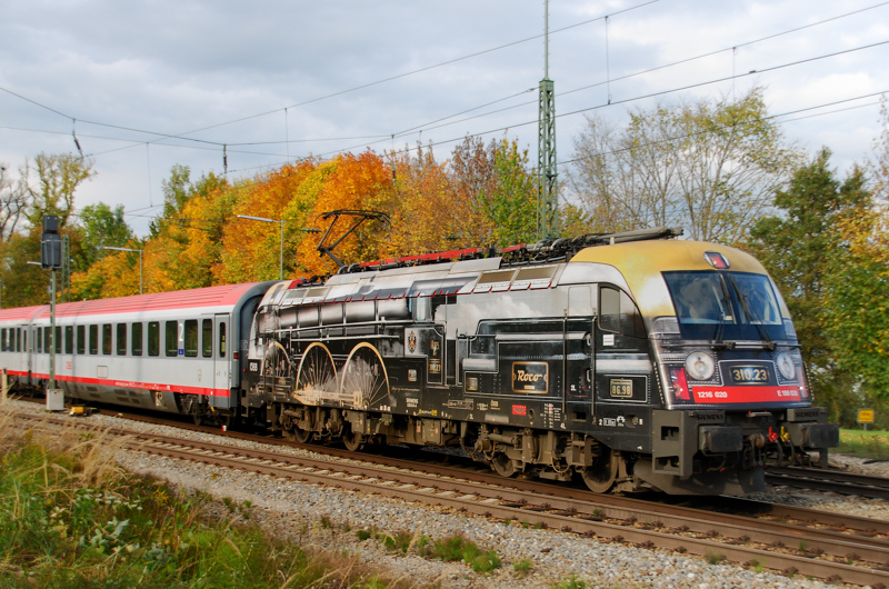 1216 020-8, aufgenommen am 18.01.14, in A�ling.