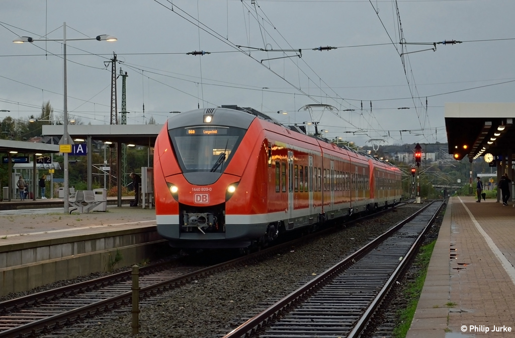 1440 309-1 und 1440 308-3 am 21.10.2014 in Wuppertal-Vohwinkel.