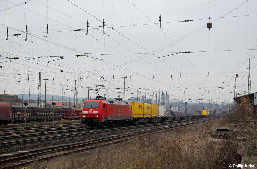 152 097-2 mit dem KT 50638 von Nürnberg nach Wuppertal-Langerfeld am 08.12.2013 in Schwerte(Ruhr).
