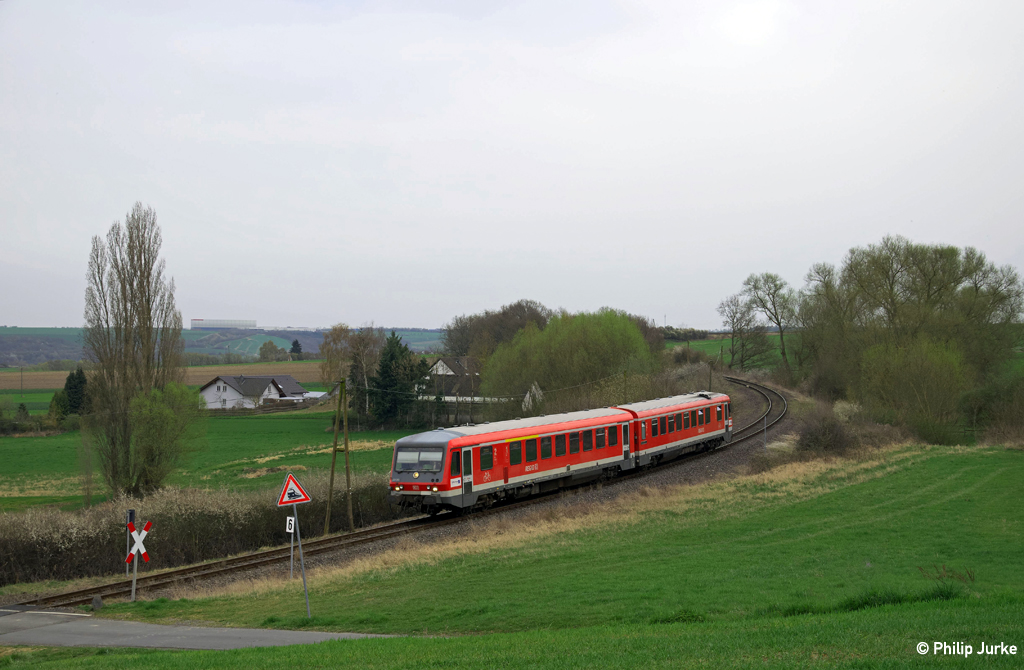 629 303-8 als RB 12459 (Kaisersesch - Andernach) am 30.03.2014 bei Mayen.
