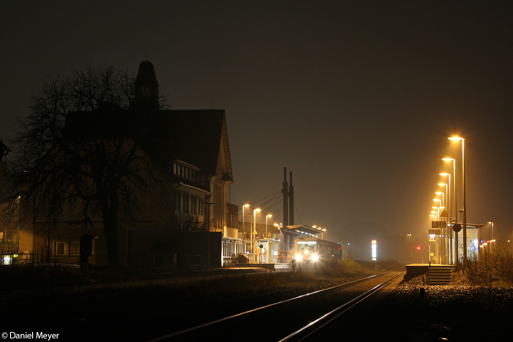 Der 628 511 in Remscheid Lennep am 14.12.2013