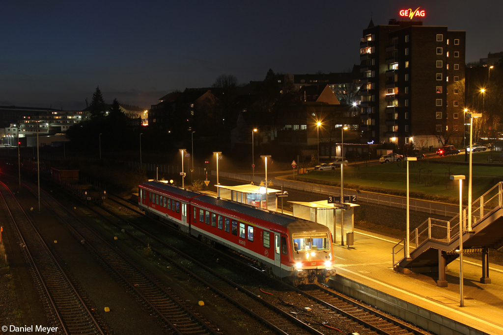 Der 928 535 in Remscheid Hbf am 14.12.2013
