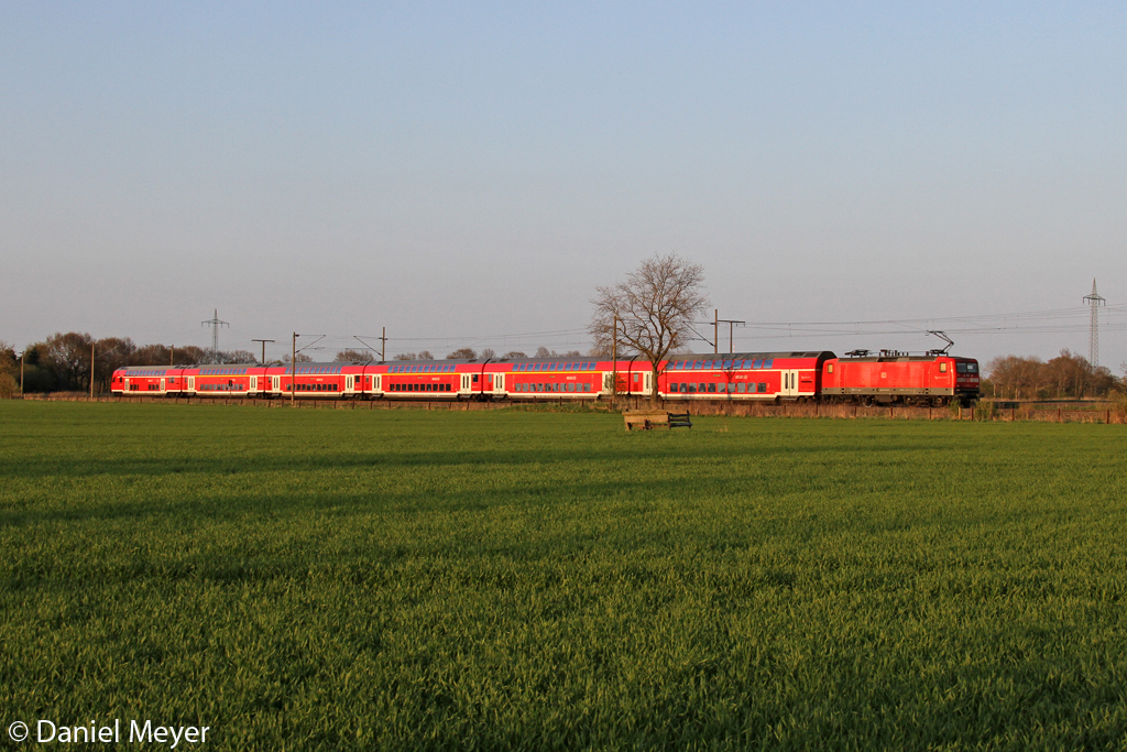 Die 112 167-2 bei Quarnstedt am 04,05,2013