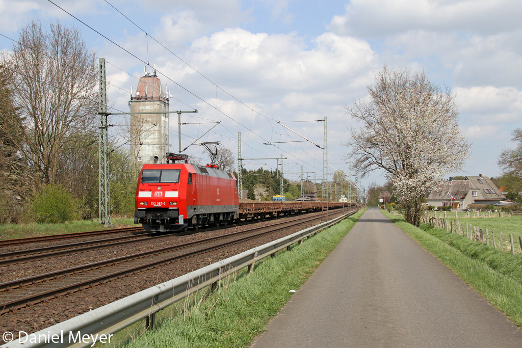 Die 152 067-5 in Brokstedt am 05,05,13 