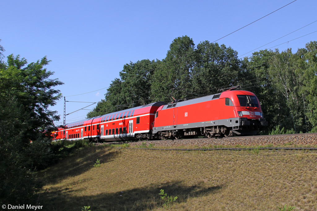 Die 182 014 in Erkner am 02.08.2013 