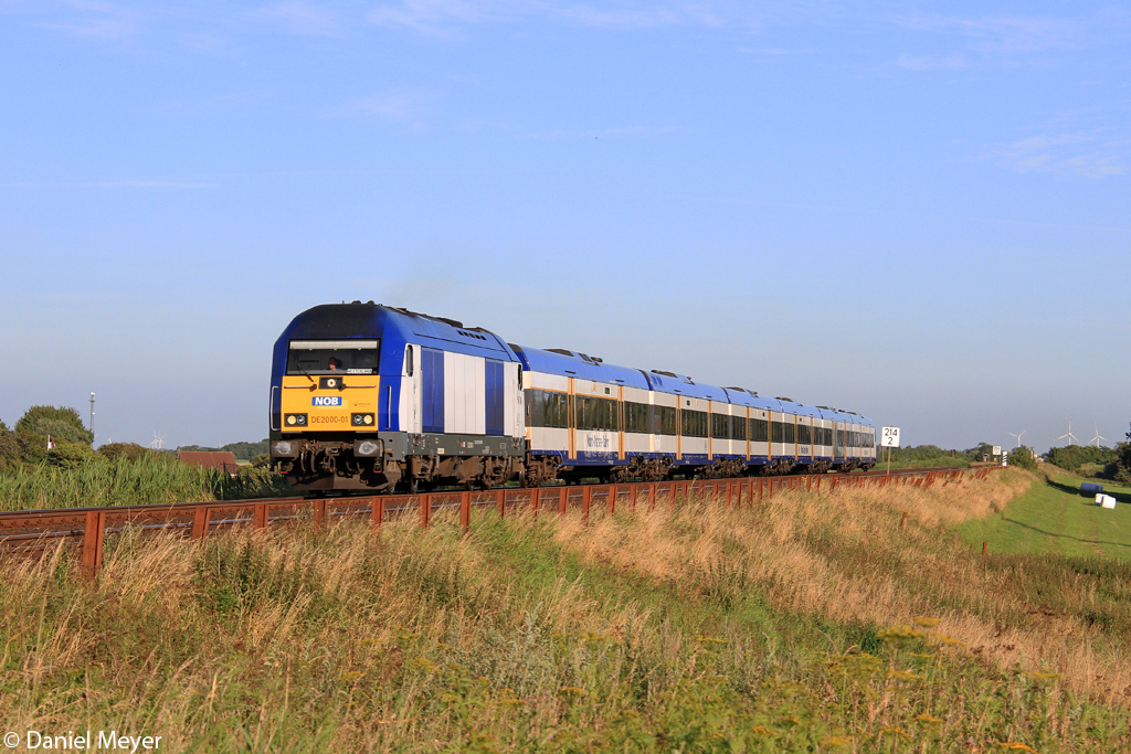 Die DE2000-01 bei Klanxb�ll am 22.07.2013 