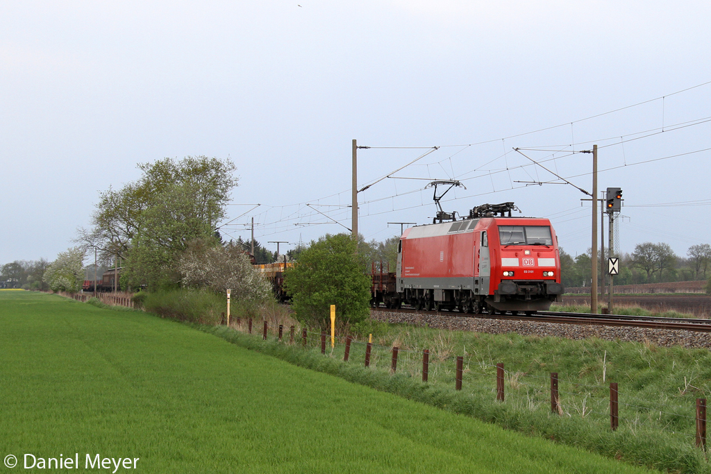 Die EG 3101 bei Quarnstedt am 08,05,13 