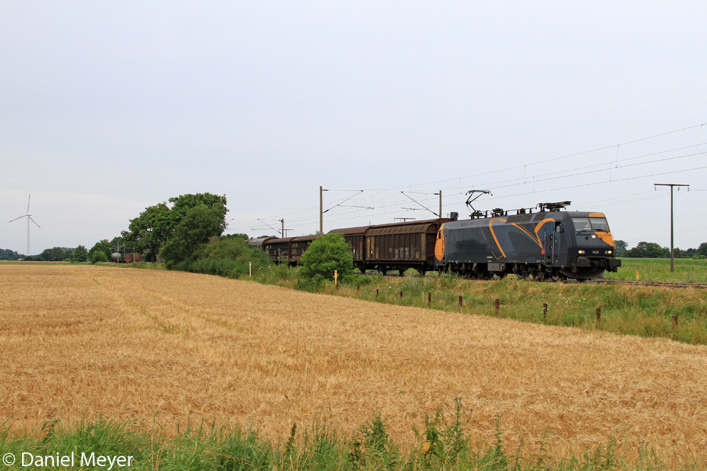 Die EG 3112 bei Quarnstedt am 26.07.2013