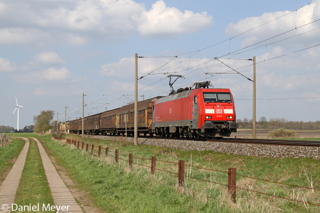 Die EG 3113 bei Quarnstedt am 05,05,13 