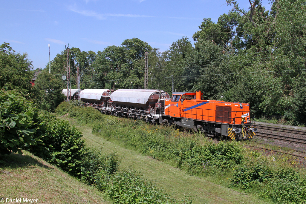 Die northrail 275 804-3 im Einsatz f�r E&H in Ratingen Lintorf am 03.07.2014