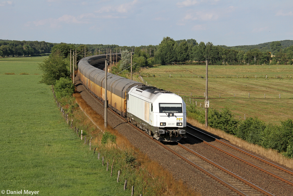 Die PCT 223 157 in Ramelsloh am 01.08.2013 