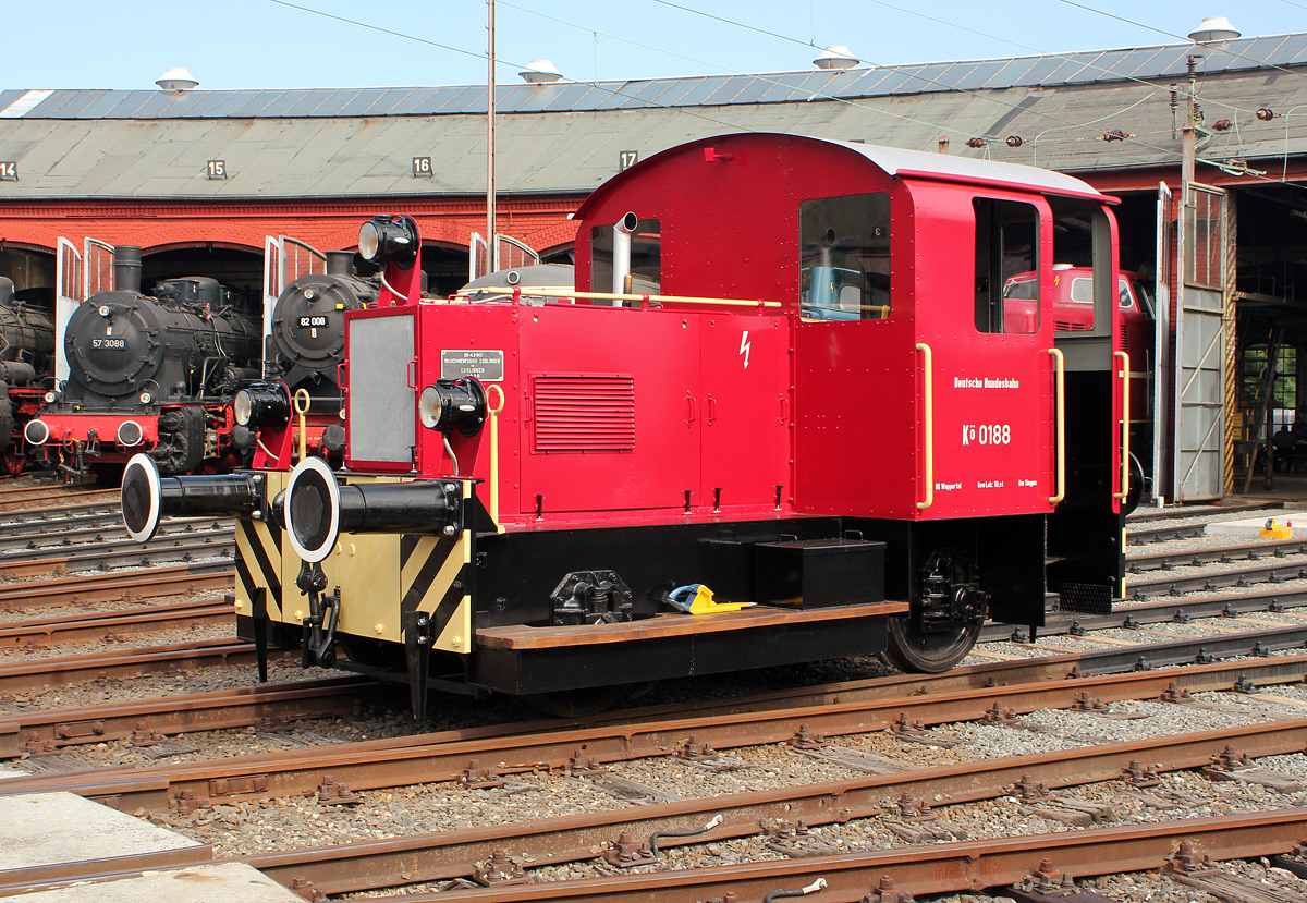 K� 0188 beim Lokschuppenfest in Siegen am 17.08.2013