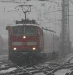 Und auch die Modus Garnituren kommen beim Schneesturm nach Frankfurt.