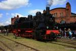 Die Steilstreckenlok 94 1538 war am 04.09.2010 angeheizt und pr�sentiert sich nun stolz auf dem Werksgel�nde in Meinigen.