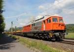 Ausfahrt f�r 230 077 der RTS bei Bad H�nningen am 29.08.2013