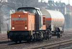 202 071-2 de Bocholter Eisenbahn in K�ln West am 25.03.2011