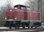 212 047 der EfW in Gremberg am 12.01.2010