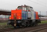 214 001-0 der NBE Lz in Porz Wahn am 12.04.2012