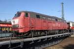Die 216 067-9 im DB Museum Koblenz-L�tzel am 05,04,10