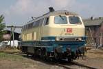 Die 217 014-0 im DB Museum Koblenz L�tzel am 21,05,11