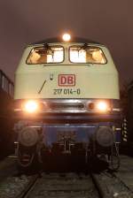 Die 217 014-0 im DB Museum Koblenz-L�tzel am 04,04,10