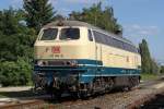 Die 217 014-0 im BW N�rnberg Gostenhof am 21,08,10