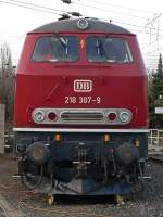 218 387-9 in K�ln Nippes am 09.01.2011