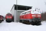 Die 218 217-8 und die 218 139-4 standen am 27.12.2010 in K�ln Gremberg.