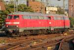 218 813-4 & 218 834-2 in K�ln Hbf am 16.09.2011