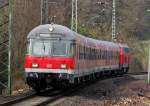 Ein RB24 Verst�rkerzug geschoben von 218 360-1 in K�ln West am 02.04.2012